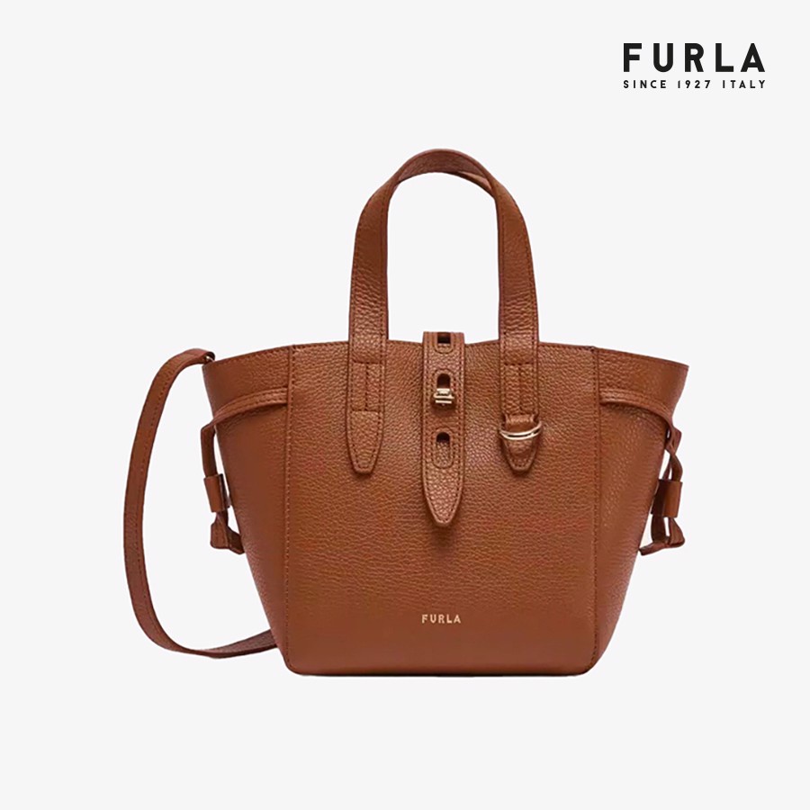 [Mã FAPREBAU3 giảm 300k đơn 2 triệu] Túi Nữ FURLA Net Mini Tote Vitello St Eracle