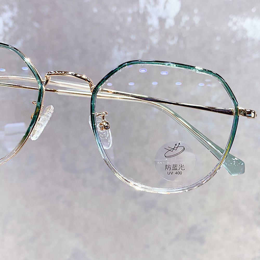 MXGOODS Kính Đọc Sách Gọng Kim Loại Chống Ánh Sáng Xanh Màu Sắc Gradient Phong Cách Hàn Quốc