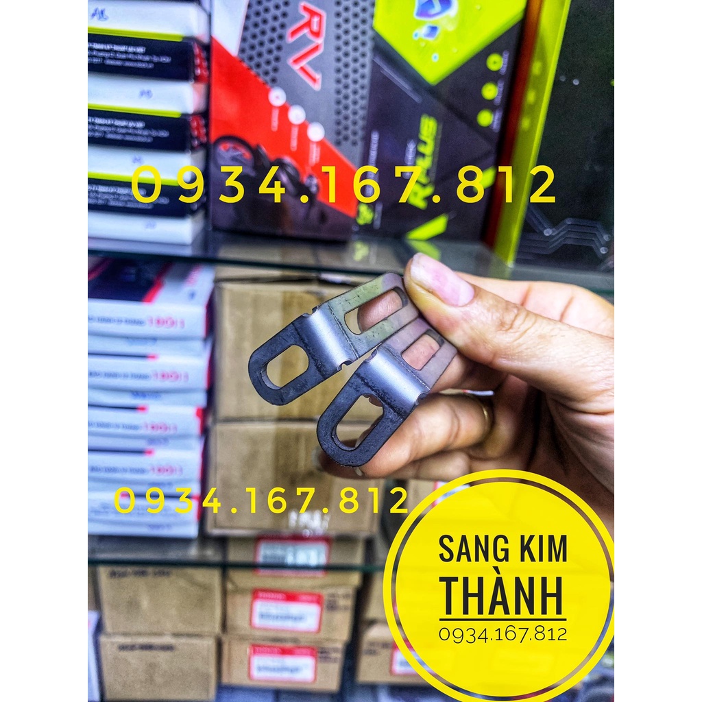 Pát inox lắp trợ sáng bi cầu mini cho Suzuki Satria Fi / Raider Fi