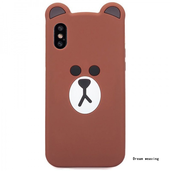 Ốp Điện Thoại Hình Gấu Nâu Hoạt Hình Cho iPhone 6 / 6plus / 6splus / 7 / 7plus / 8 / 8plus / x / xs / 11 / 12 / 13 / 14 / pro / max
