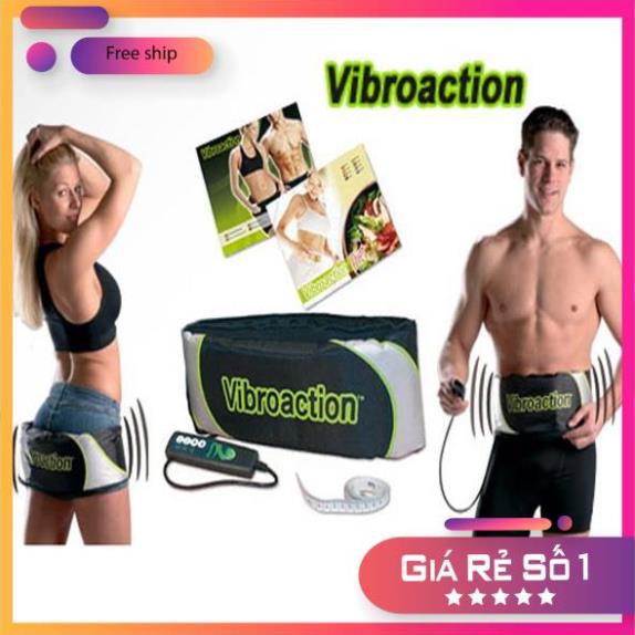 [FreeShip – Hàng Cao Cấp] Đai mát xa Vibroaction - Đai massage bụng vibroaction