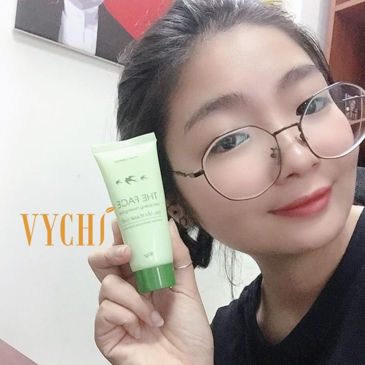 Bộ ba SKINCARE SỮA RỬA MẶT/GEL TẨY TẾ BÀO CHẾT/DẦU TẨY TRANG THEFACE-VYCHI chai nhỏ 50ml | BigBuy360 - bigbuy360.vn