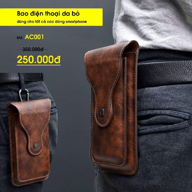 Bao đeo thắt lưng loại dọc để được 2 điện thoại Puloca | BigBuy360 - bigbuy360.vn