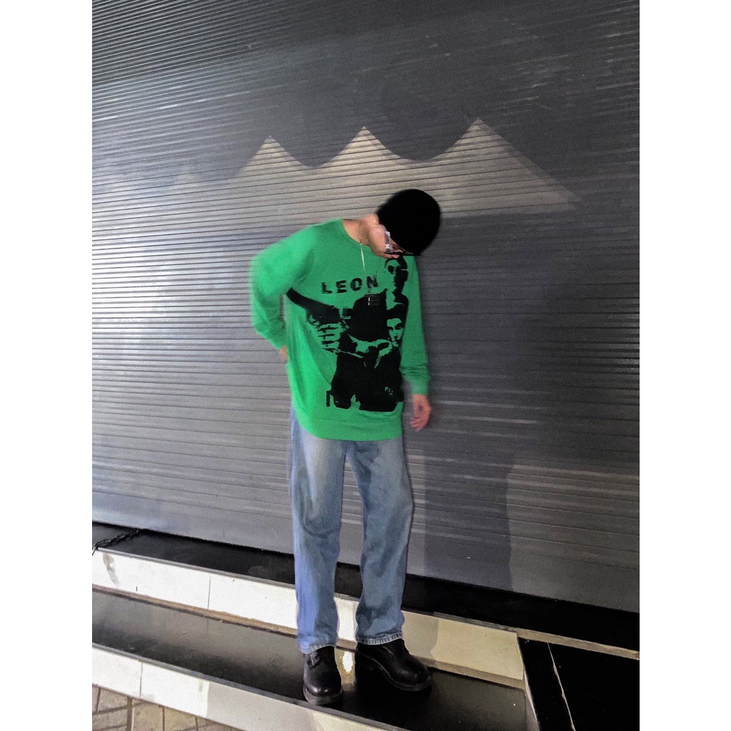 Áo Sweater THECLOBRARY Le/oN Green 🎄