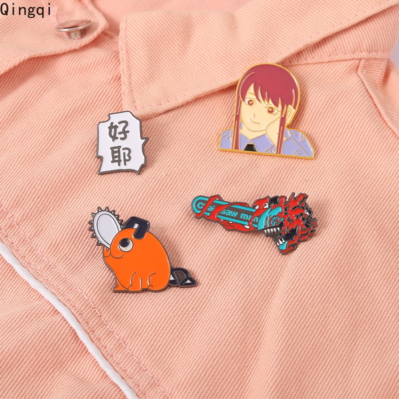 Ghim cài áo Miss Zoe hình anime Chainsawman mới bằng kim loại