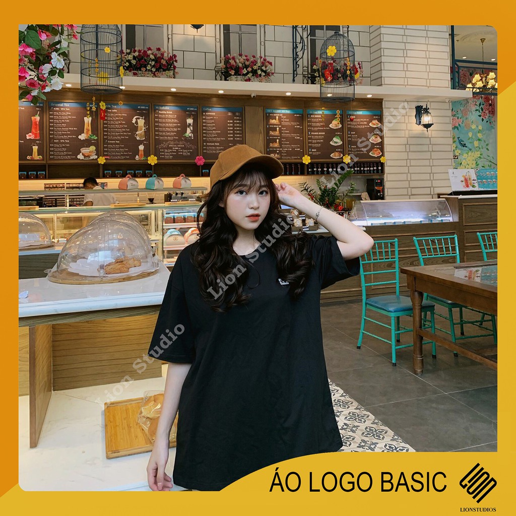 Áo logo_basic tay lỡ dáng rộng, hàng thiết kế cực đẹp [cam kết hoàn tiền nếu không đúng chất lượng] | BigBuy360 - bigbuy360.vn