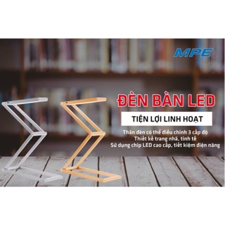 Đèn led bàn MPE 3 chế độ TL1S chống cận