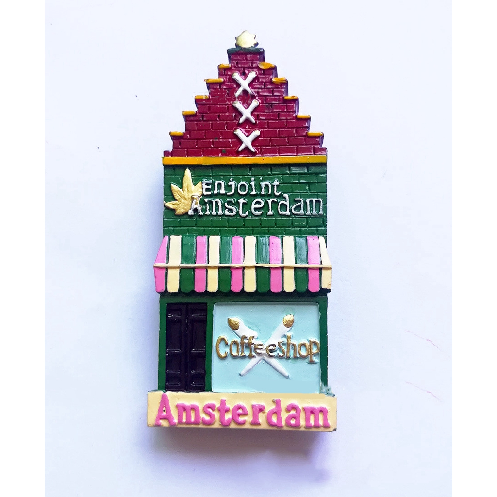 3D Resin Creative Fridge Magnet Netherlands Amsterdam Tourist Souvenirs Refrigerator Sticker