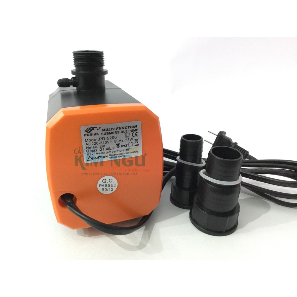 PERIHA PD 5200  - Máy Bơm Lọc Nước Hồ Cá