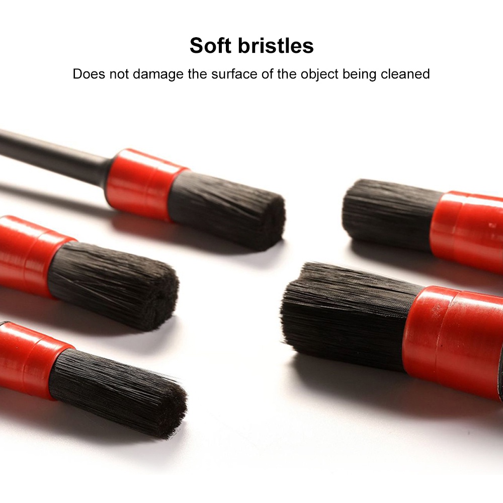 Set 5 Cọ Vệ Sinh Xe Ô Tô Đa Năng Tiện Lợi