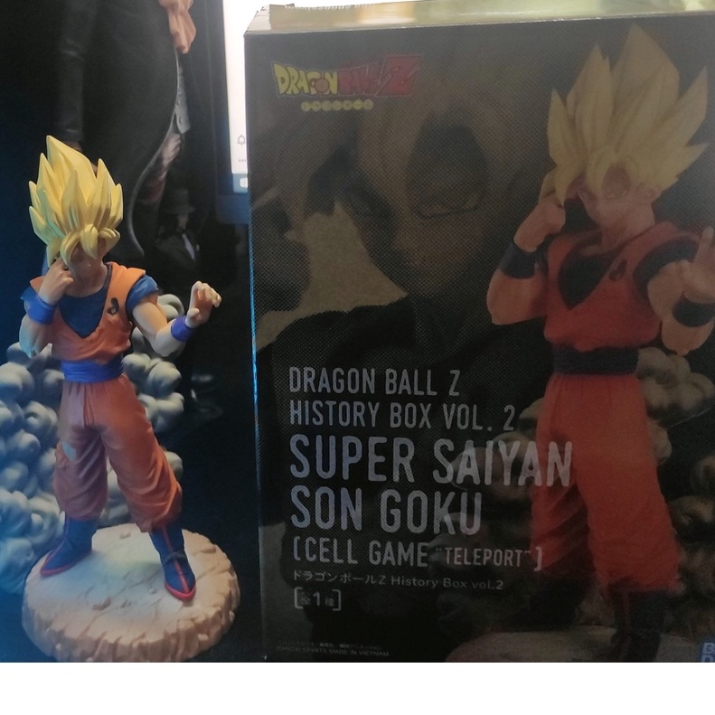 Hàng Chính Hãng-Mô Hình Super Saiyan Goku Cell Game Teleport History Box Vol.2-Dragon ball z