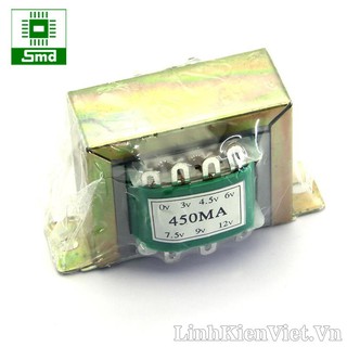 Biến áp 220V-12V (0.5A)