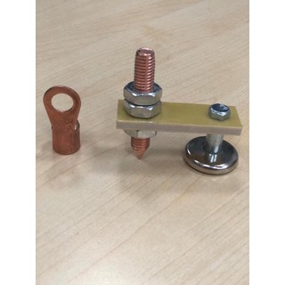 Kẹp mát nam châm máy hàn , lực hút mạnh có thể dùng lên đến 500A