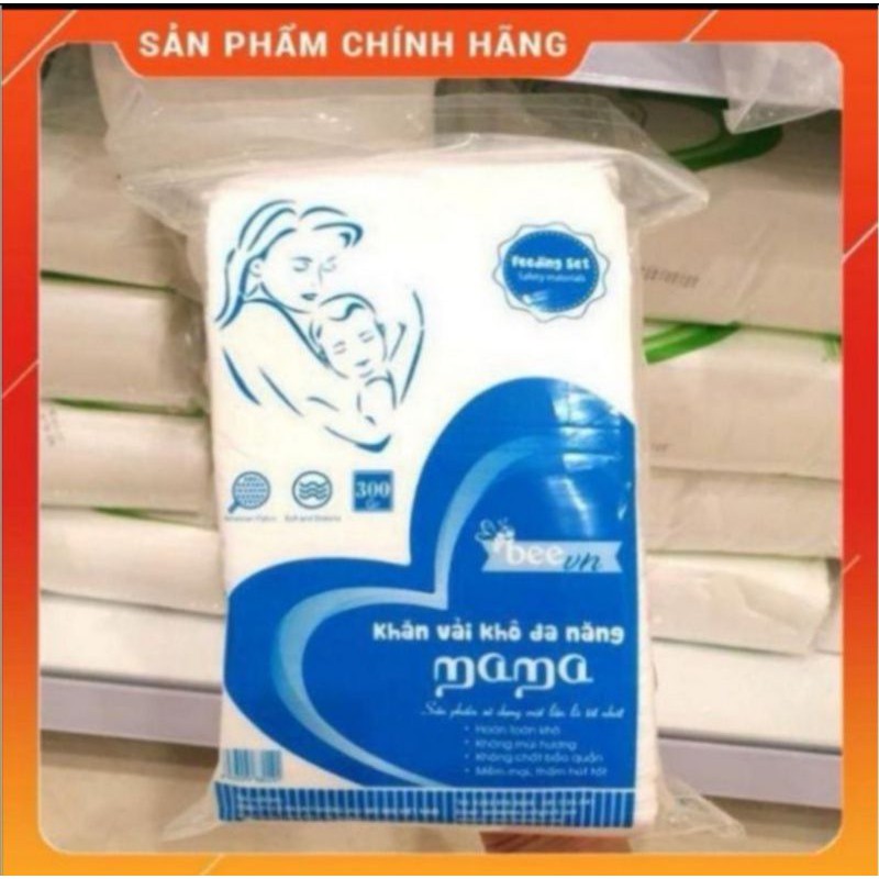 Combo 7 gói khăn vải khăn đa năng mama 300 gram