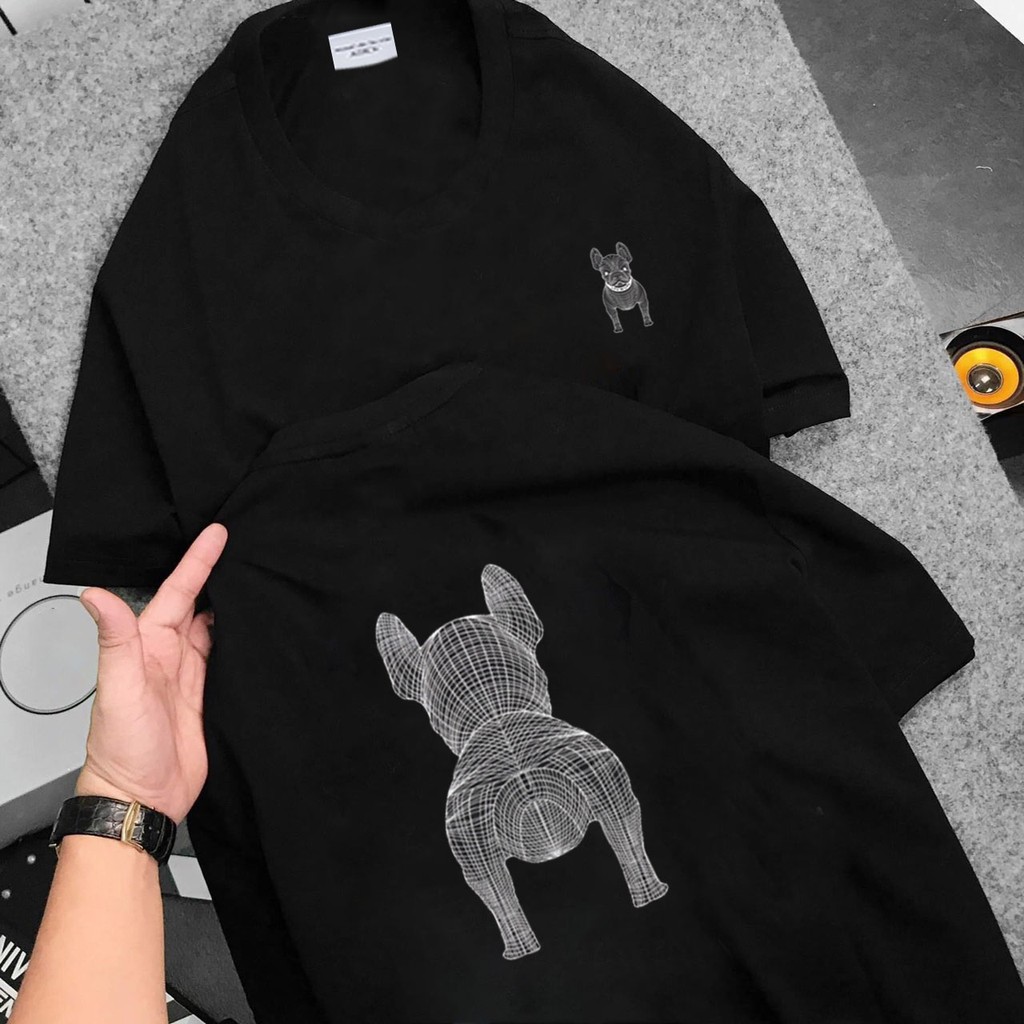 Áo Thun Dog 3D Nam Nữ Tay Lỡ Unisex 2021 ( M 77 - 78 ) | BigBuy360 - bigbuy360.vn