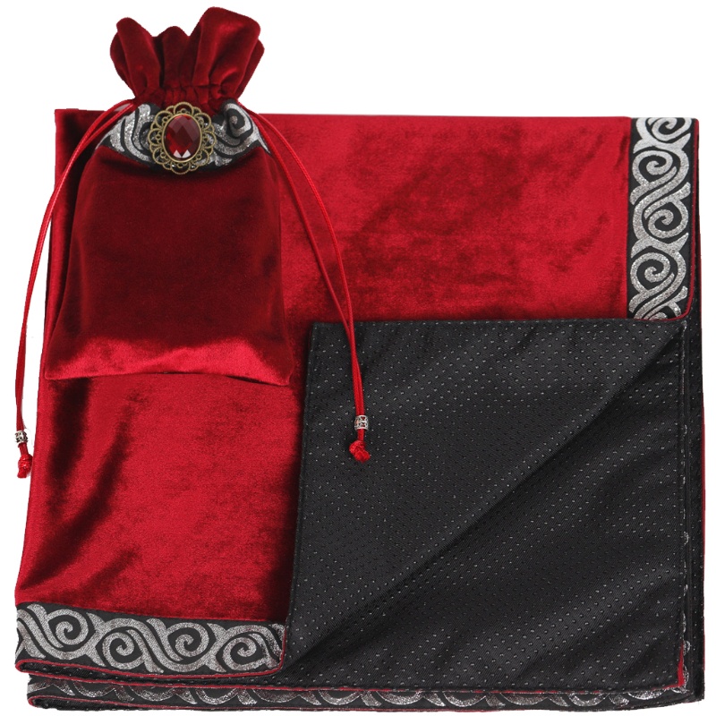 Tấm Thẻ Trò Chơi Board Game Astrolabe Witch Divination Pendulum Hình Vuông Bằng Nhung