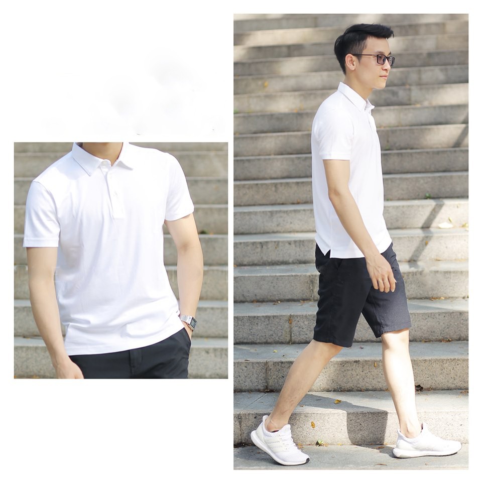 Áo Polo nam trơn , áo phông nam loại đẹp dáng Slim Fit