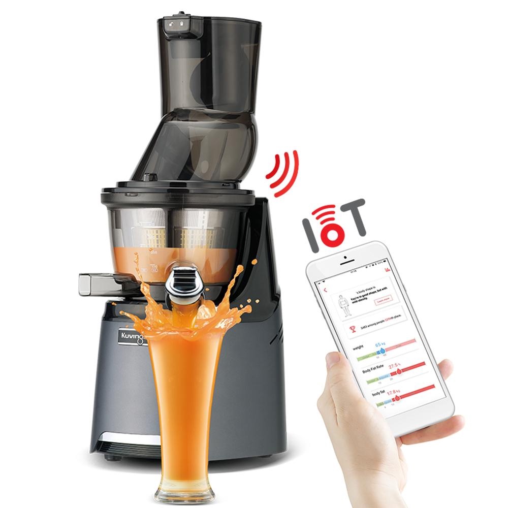 Máy ép trái cây tốc độ chậm thông minh Kuvings NS-2026BC  Màu xám - Hàng chính hãng