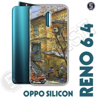 Ốp điện thoại Oppo Reno 1 / Reno 6.4 Dẻo Chống Shock Nhiều Mẫu Tuyển Tập 11 Phố Cổ Sơn Dầu A3014-CL11