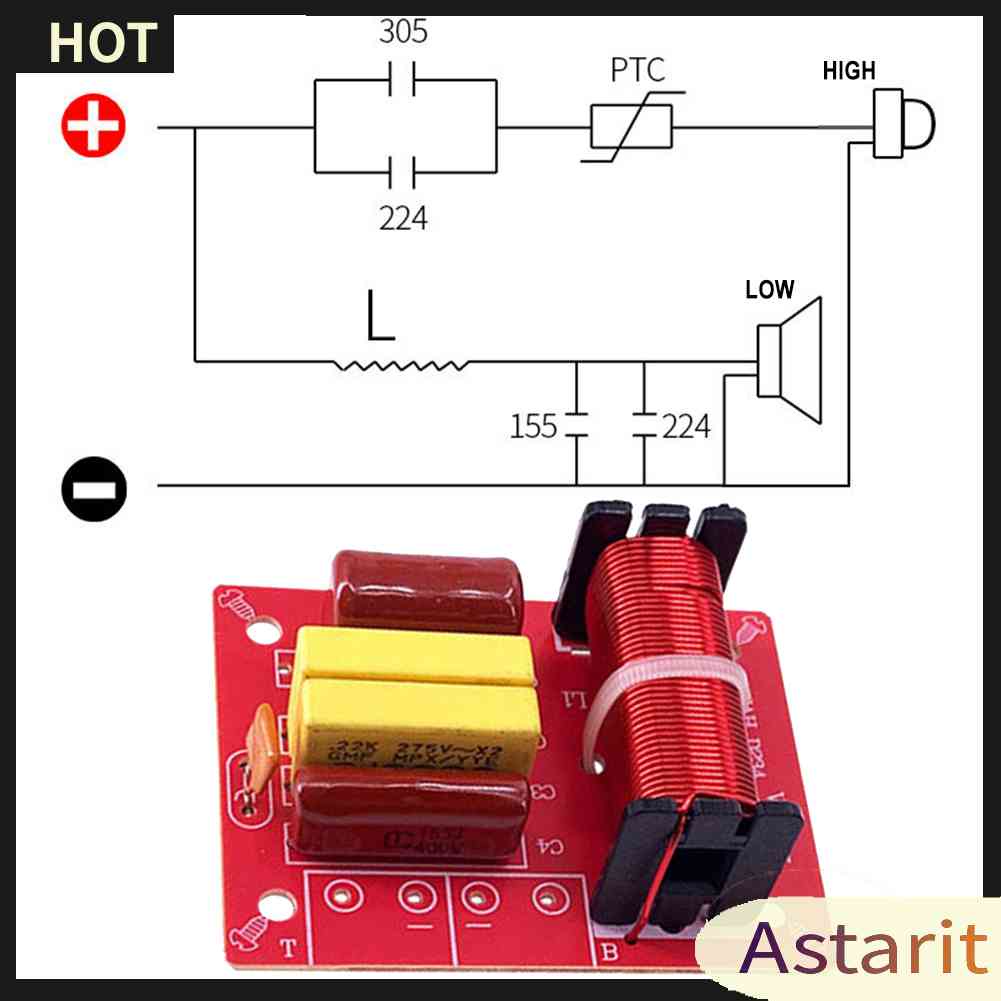 Bộ Chia Tần Số Âm Thanh Hifi WEAH-234 80W 2 Chiều Chuyên Dụng Cho Loa