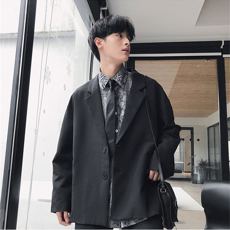♞AFF LIGE♞ Áo blazer dáng rộng phong cách Hàn Quốc cho nam | BigBuy360 - bigbuy360.vn