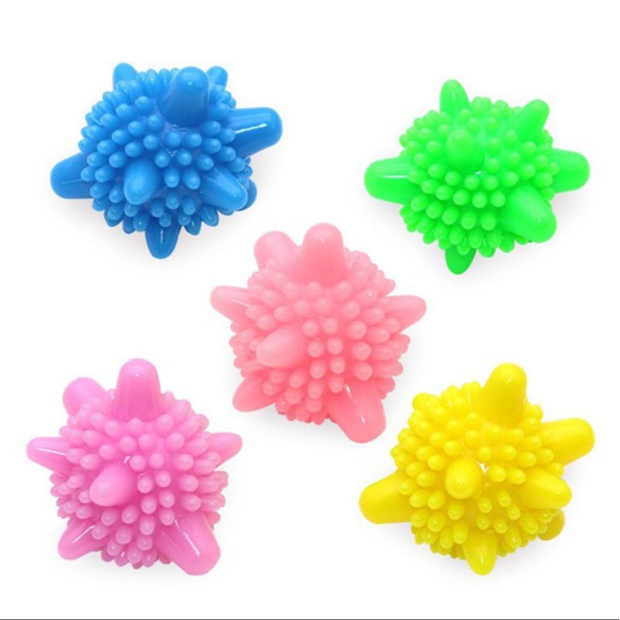 Set 10 bóng giặt là thẳng quần áo, Banh giặt quần áo máy giặt thông minh, bảo vệ quần áo (ảnh thật)