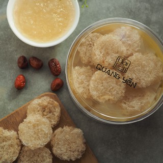 Yến Sào Tinh Chế Vụn Tròn ĐẠI CÁT QUANG YẾN - 50Gr (22-25 miếng) +TẶNG KÈM TÁO KHÔ + 1 HỘP ĐƯỜNG PHÈN