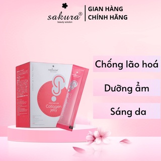 Thạch Collagen Jelly sáng da, chống lão hoá Sakura Premium Collagen Jelly 450g