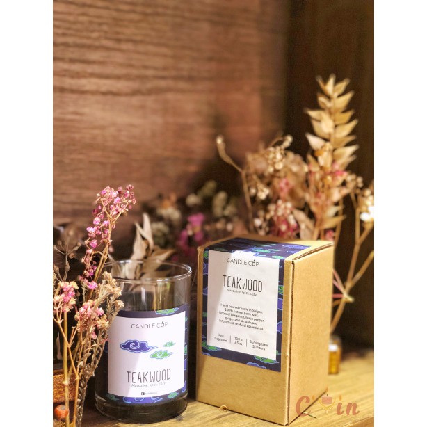 Nến Thơm AGAYA (Candle Cup) Tinh Dầu Thiên Nhiên Cao Cấp Sáp Cọ - C'Yin Candle