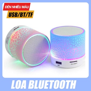 Loa bluetooth mini không dây nghe nhạc, cắm usb thẻ nhớ đa năng có đèn led chính hãng