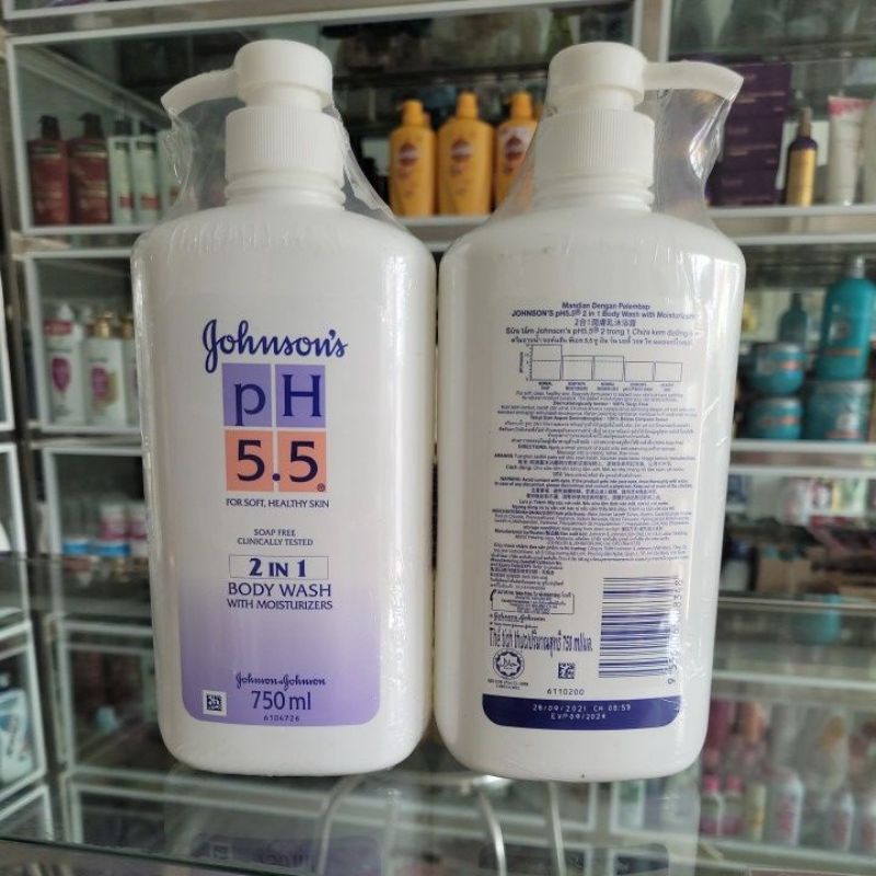 Sữa Tắm Johnson &amp; Johnson 2 Trong 1 PH5.5 750ml