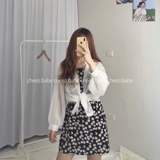 Áo voan sơ mi mỏng