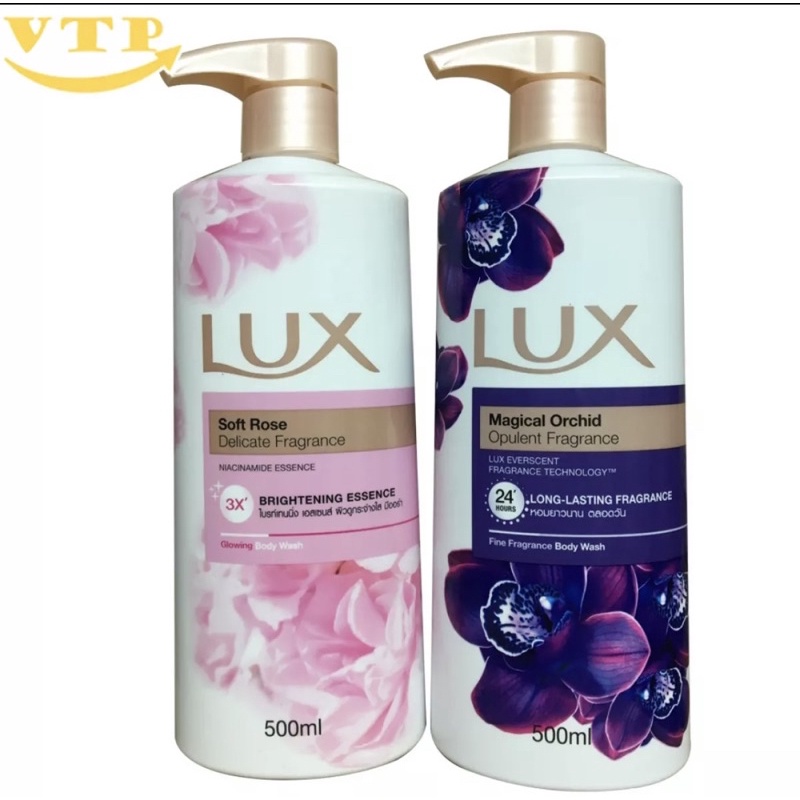 COMBO 2 chai Sữa tắm LUX Thái Lan 500ml cam kết chuẩn