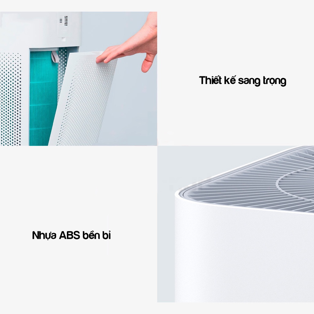 Máy lọc không khí Xiaomi Mi Air Purifier 4/4 lite lọc bụi bẩn, mùi hôi, phấn hoa, lông thú nuôi bảo vệ sức khỏe gia đình