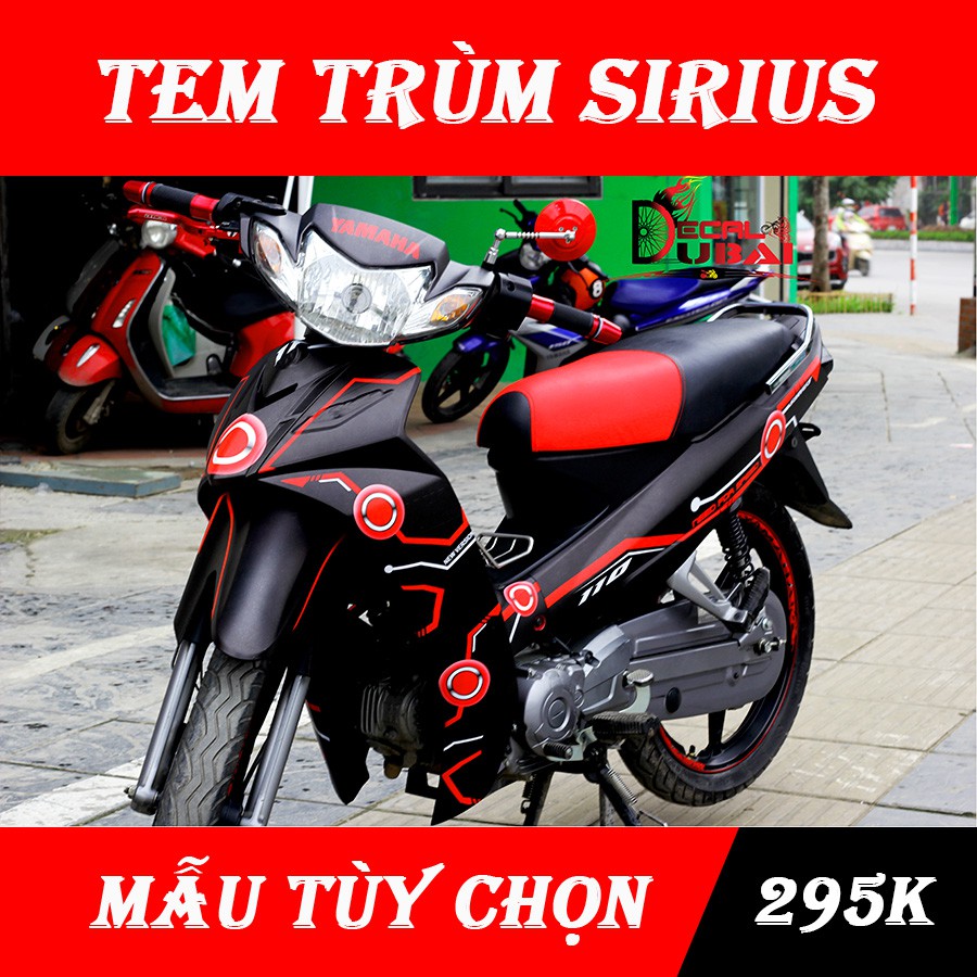 Tem Trùm Sirius Đen Nhám Đỏ