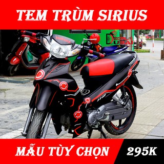 Tem Trùm Sirius Đen Nhám Đỏ