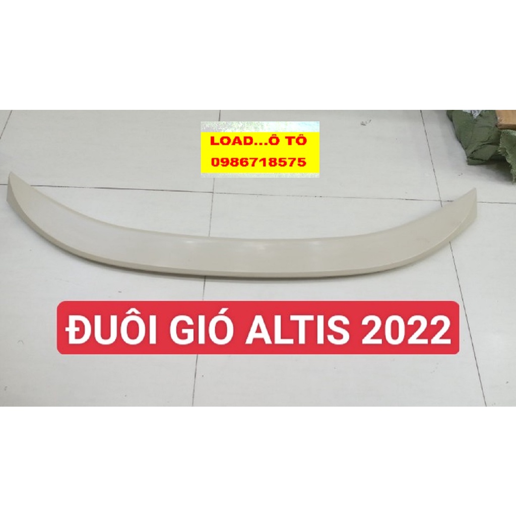 Đuôi Gió Liền Cốp Mộc Xe Toyota Altis 2022-24 Mẫu Mộc Chưa Sơn Cao Cấp