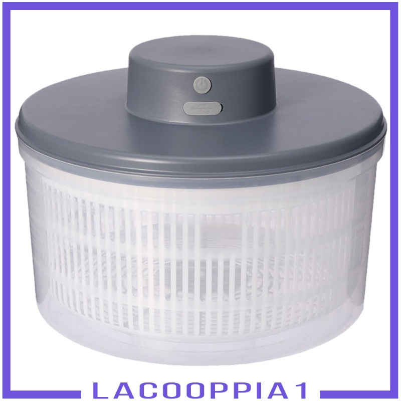 [Lacooppia1] Máy Quay Salad Điện Tử Nhanh Khô Hiệu Quả Cho Nhà Bếp