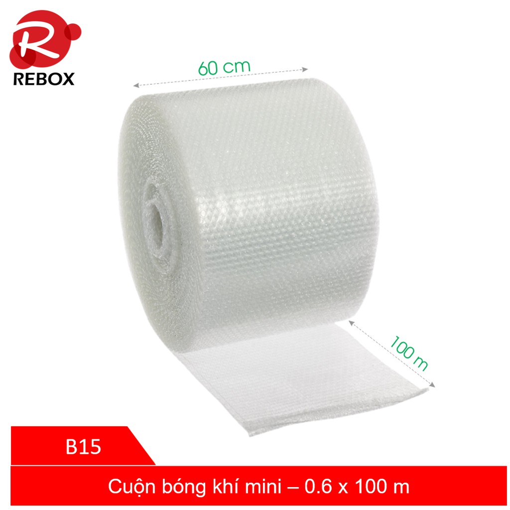 60cm x 100m  - Cuộn Bóng Khí - Xốp hơi - Xốp nổ - Gói hàng - Bọc hàng