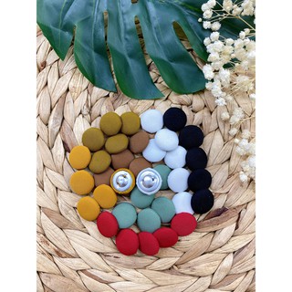 NÚT VẢI BỌC CHÂN NHÔM VẢI COTTON