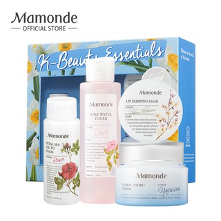 Bộ sản phẩm chăm sóc da toàn diện từ hoa Mamonde K-Beauty Essentials Set