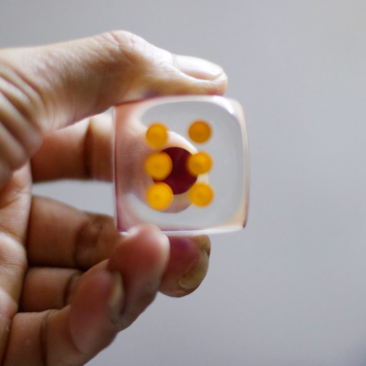 Bộ 2 viên xí ngầu size khủng 35mm