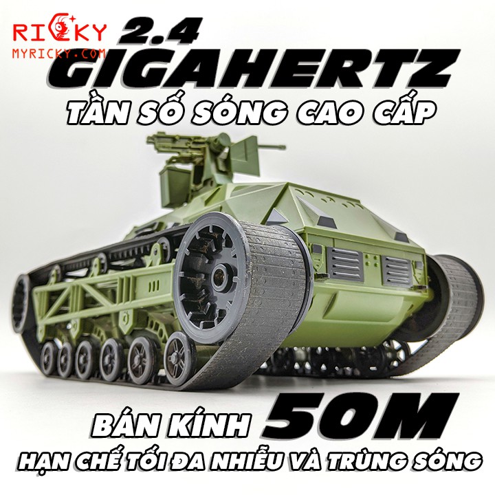 Xe tank điều khiển khổng lồ 20kmh pin sạc Fast&Furious