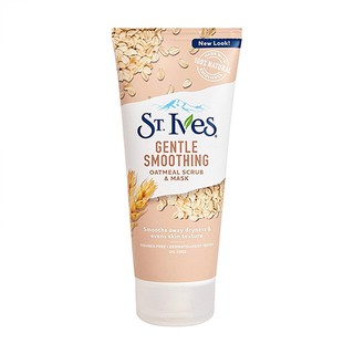 Tẩy tế bào chết kiêm mặt nạ Yến mạch St’ives Oatmeal Scrub & Mask