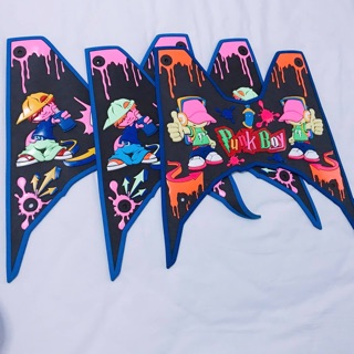 [Shop uy tín]Thảm Grafiti họat hình 3D Thái Lan chống dơ cho Vario Click