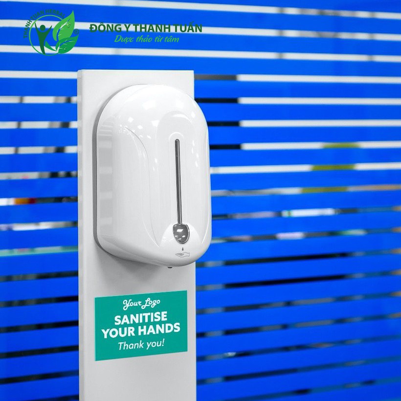 Máy xịt cồn cảm ứng tự động ( treo tường)  ATMOR AT110 Thái Lan - Tiện dụng sát khuẩn tay khu vực công cộng