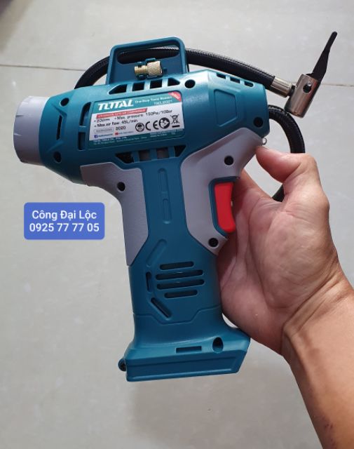 Máy bơm hơi dùng pin 20v Total TACLI2001