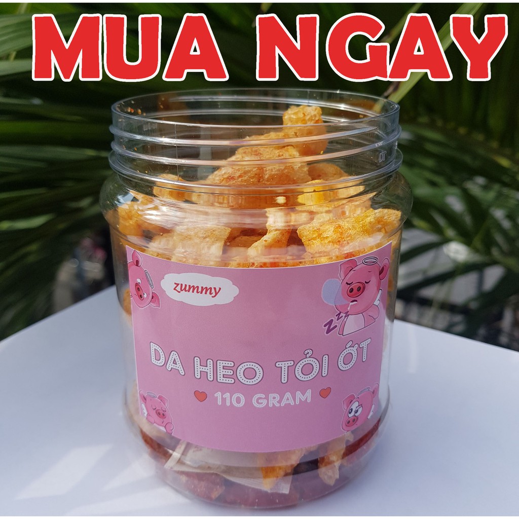 Da heo muối ớt 110g TALAD FOOD, đồ ăn vặt Sài Gòn, giòn thơm cay nhẹ vừa rẻ vừa ngon