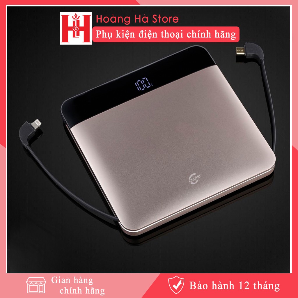 Pin Sạc Dự Phòng Siêu Khủng 26000mAh CHOME 2 Cổng Sạc 2.4A - 6 Màu Sang Trọng