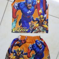 siêu nhân sắt 3D thun lạnh size nhí